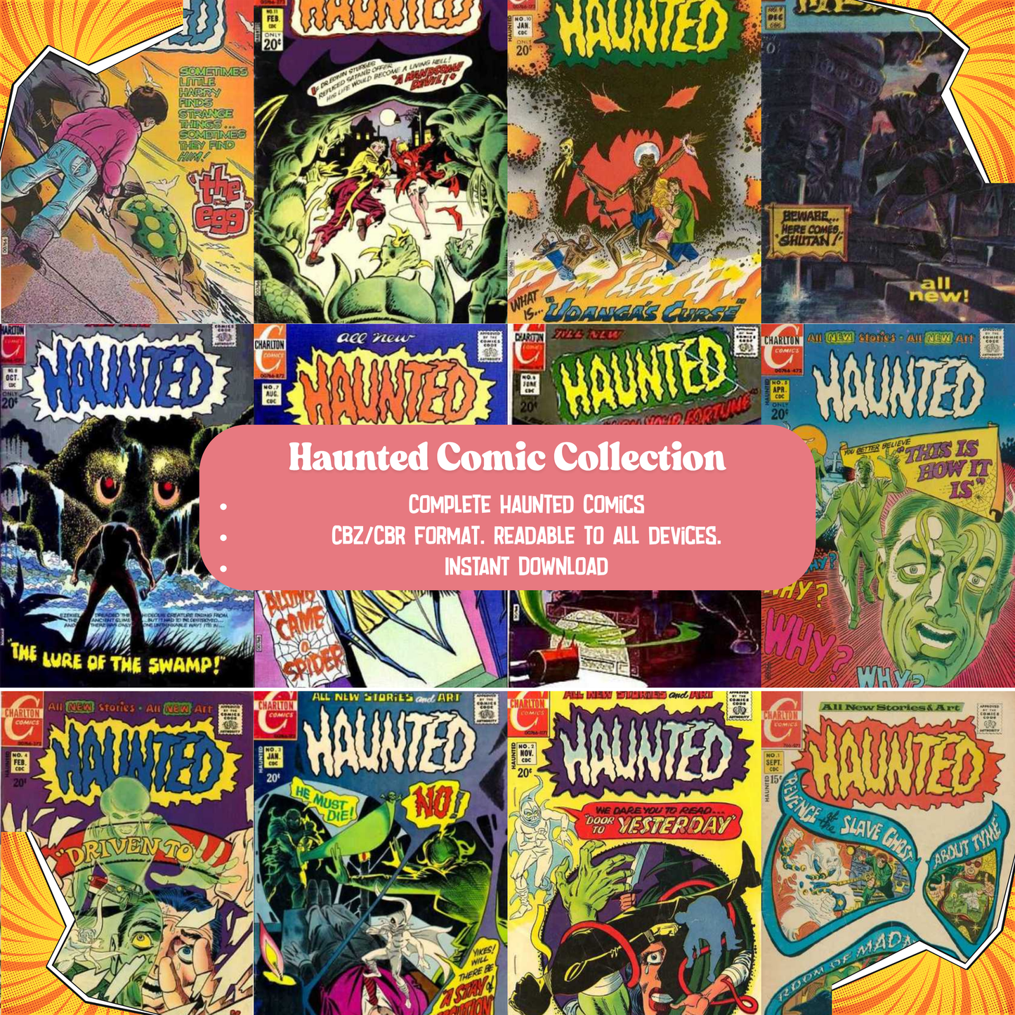 Haunted Comics Collection (Charlton Horror Series – Digital Archive)