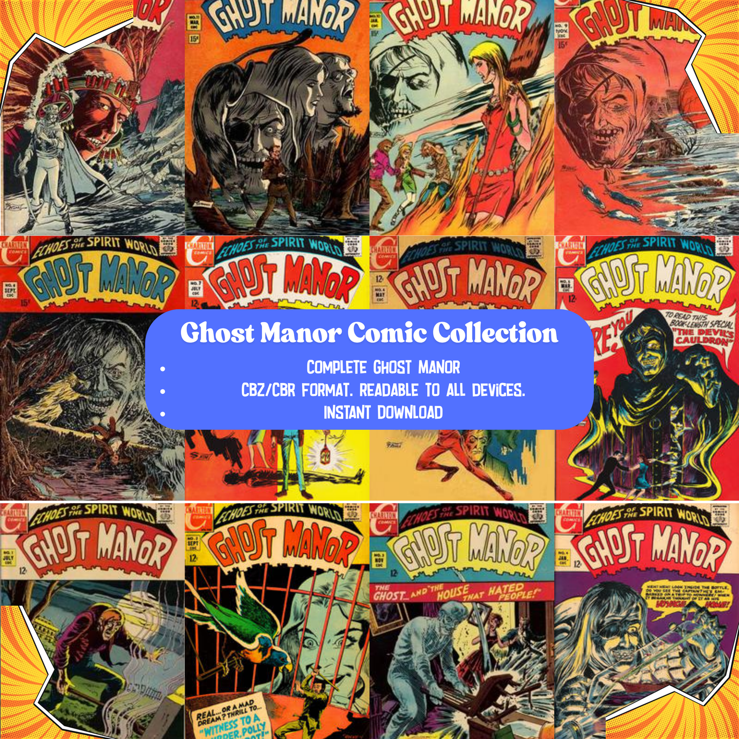 Ghost Manor Classic Horror Comic Collection – 1970s to 1980s Digital Archive Ask ChatGPT