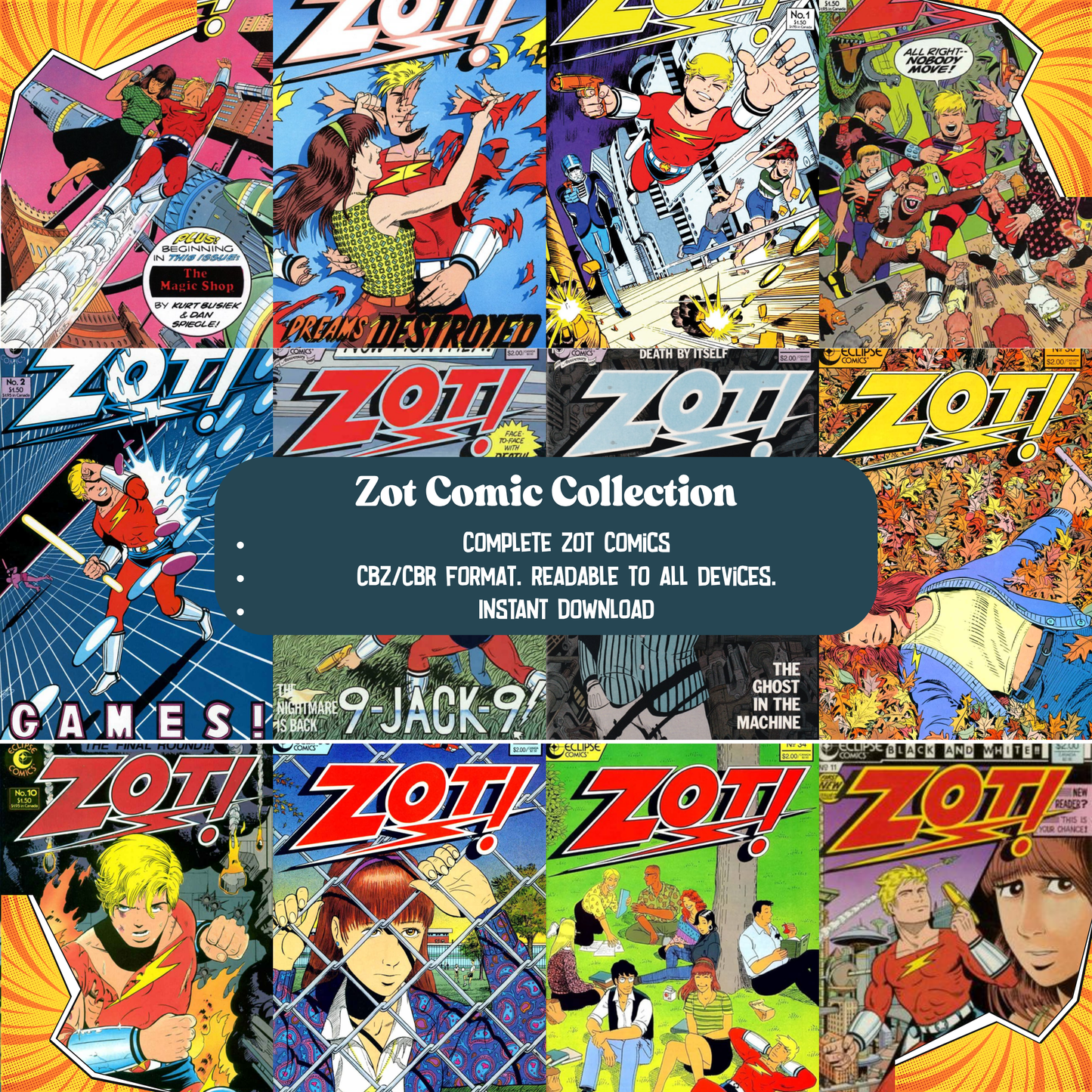 Zot Comics Collection – Classic Indie Sci-Fi & Adventure Series – Digital Issues in CBZ/CBR Format