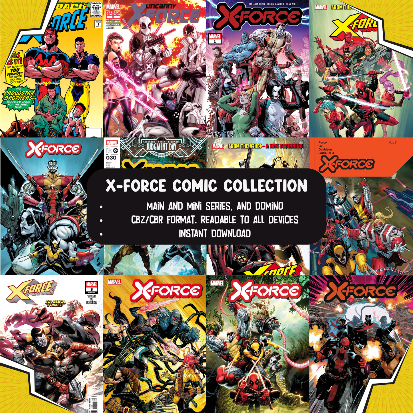 X-Force Complete Comic Collection – Main Series, Mini Series & One-Shots (Marvel)