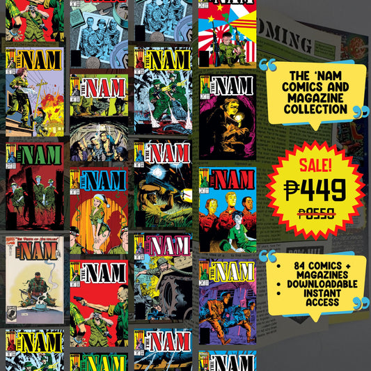 The Nam Comics and Magazines Collection | Complete Digital Set | Classic Vietnam War Stories | Military History & Realistic Combat