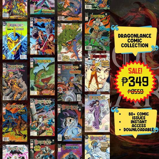 Dragonlance Comics Collection | Epic Fantasy Adventures | Digital Comic Set | Instant Access | Downloadable