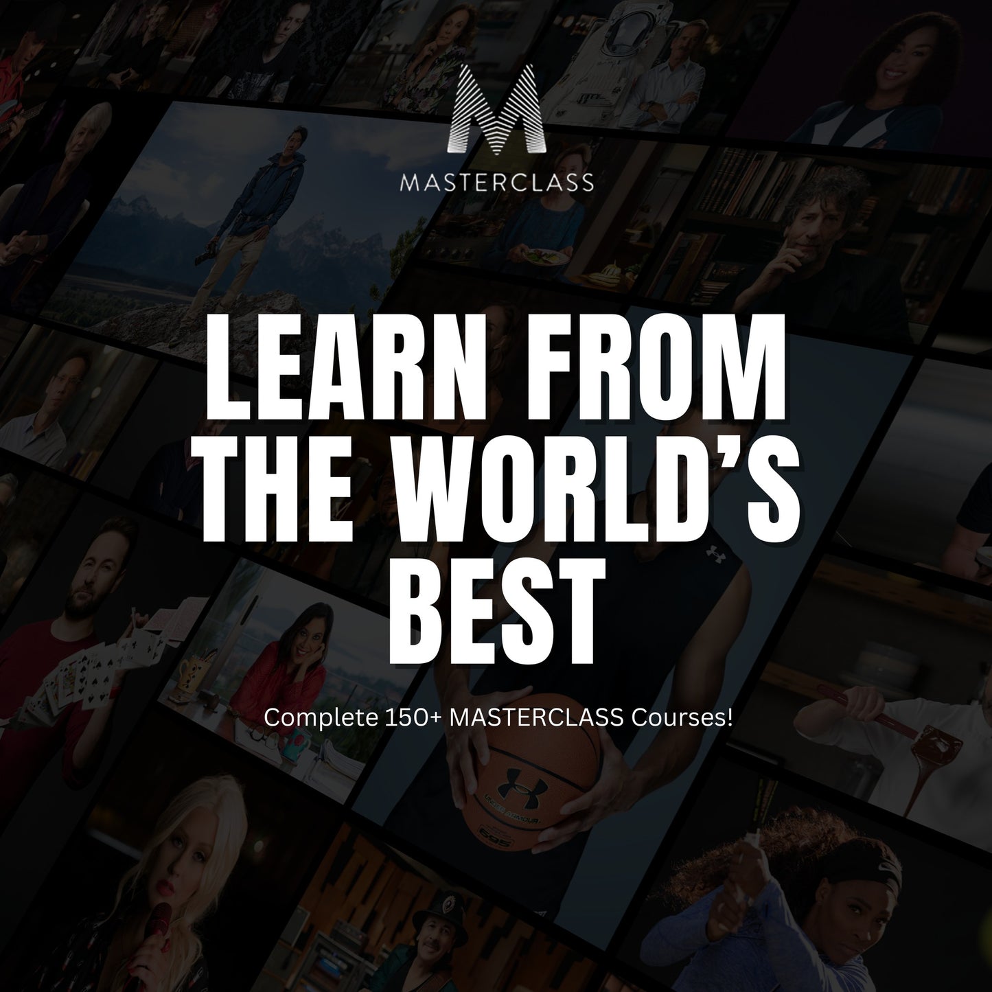 MasterClass Courses Collection | Learn from World-Class Experts | Digital Learning Library | Over 150+ MasterClass Courses from Different Categories and Popular Personalities