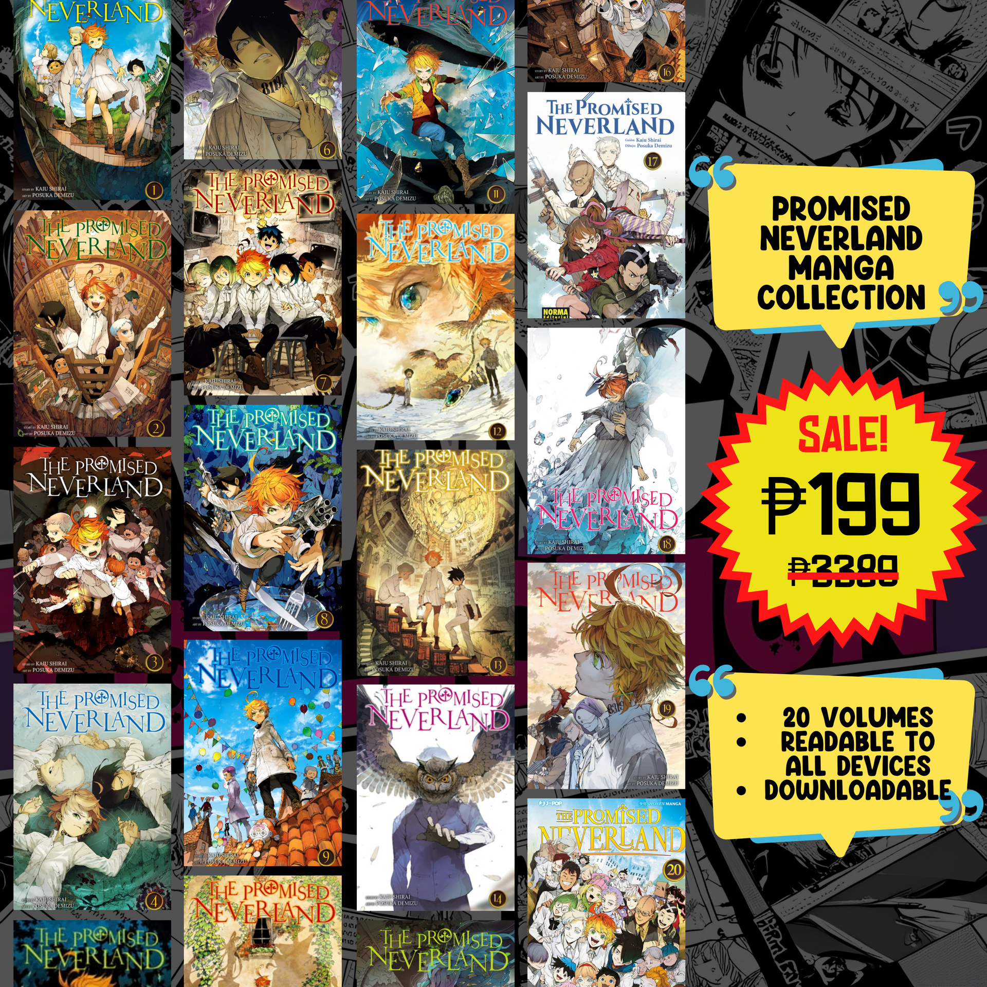 The Promised Neverland Manga Collection | Full Digital Series The Promised Neverland Manga Collection | Full Digital Series