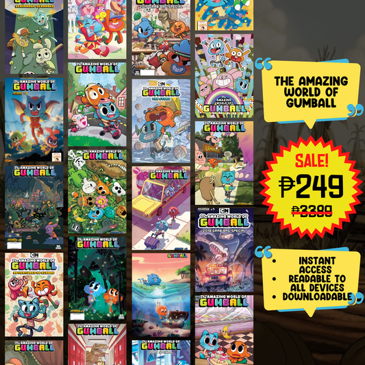 The Amazing World of Gumball Comics Collection | Digital Download | Cartoon Network Series | Comic Bundle