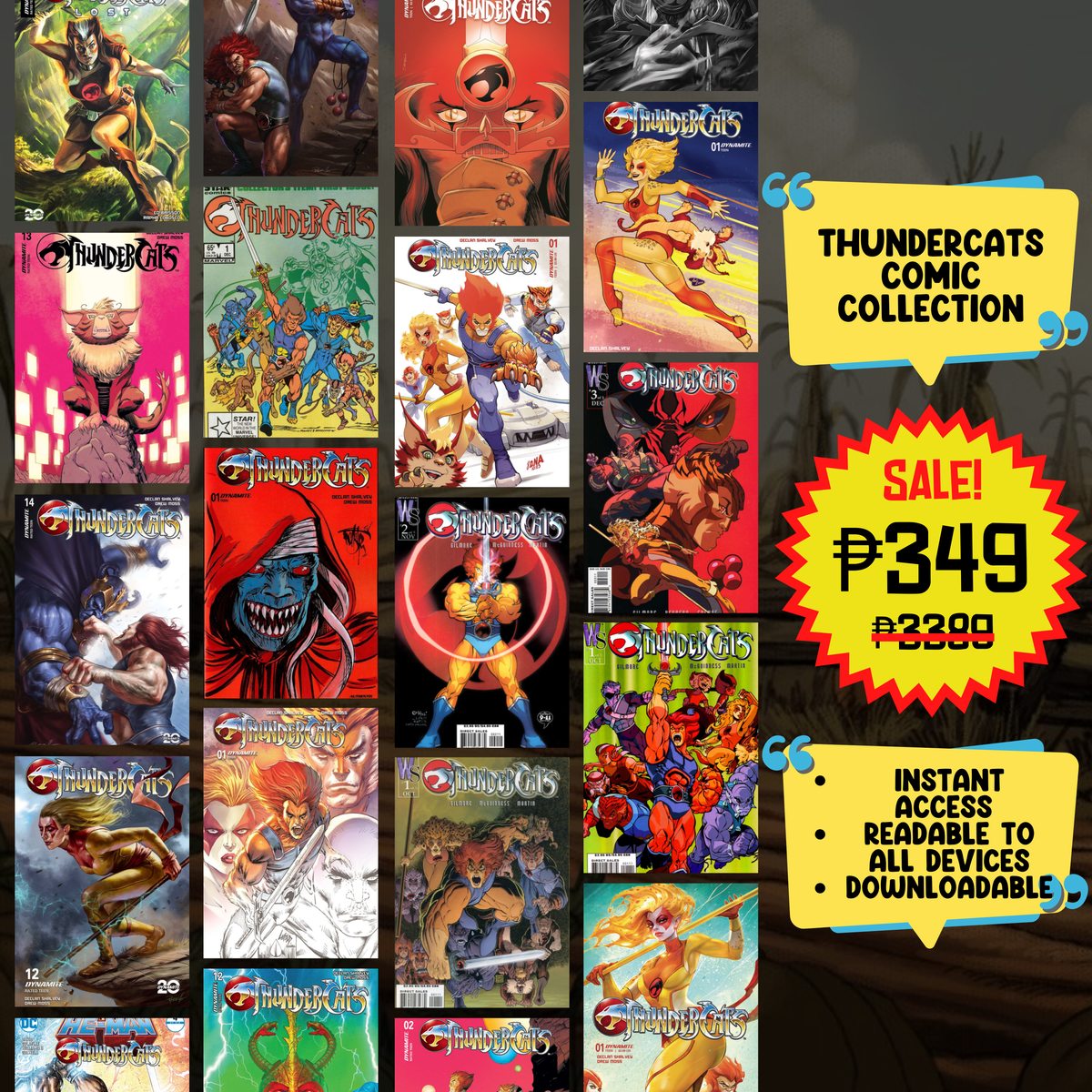 ThunderCats Comics Collection | Digital Download | Classic Action & Ad ...
