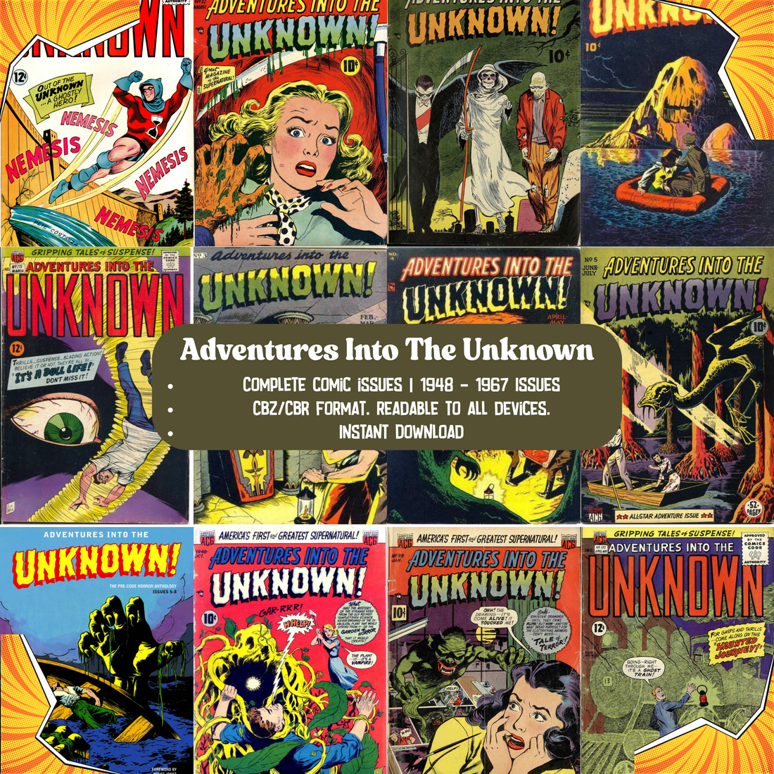 Adventures into the Unknown Comics Issues - 170+ digital Issues, Class ...