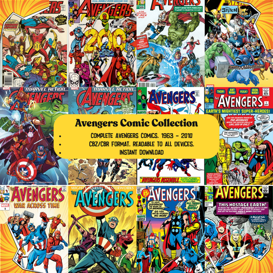 The Ultimate Avengers Comic Collection – Earth’s Mightiest Heroes Assemble (Digital CBZ/CBR)