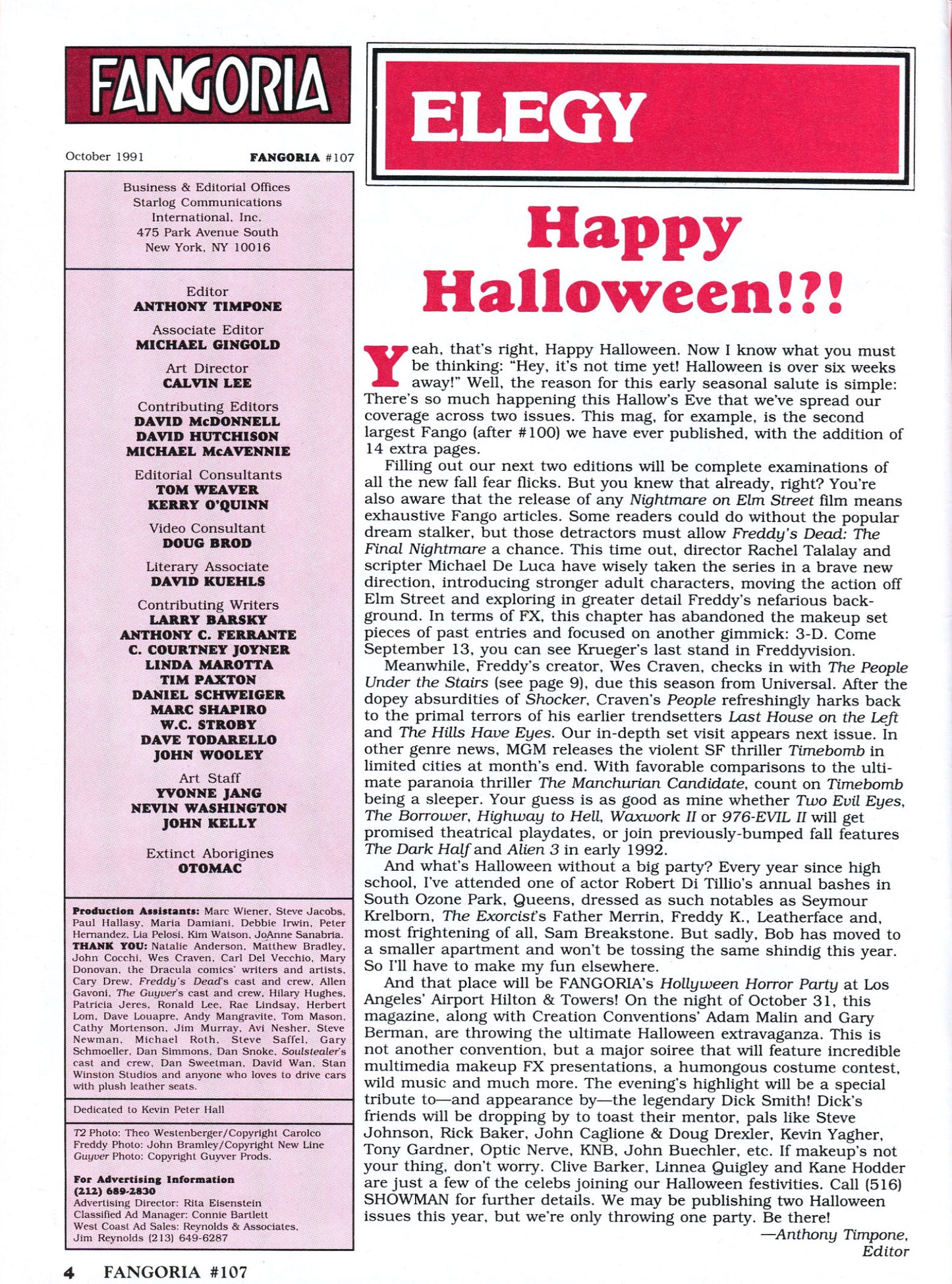 Fangoria Magazine Digital Collection | Classic Horror & Cult Film Issues | 1979 - 2016 Issues | Vintage Horror Memorabilia |