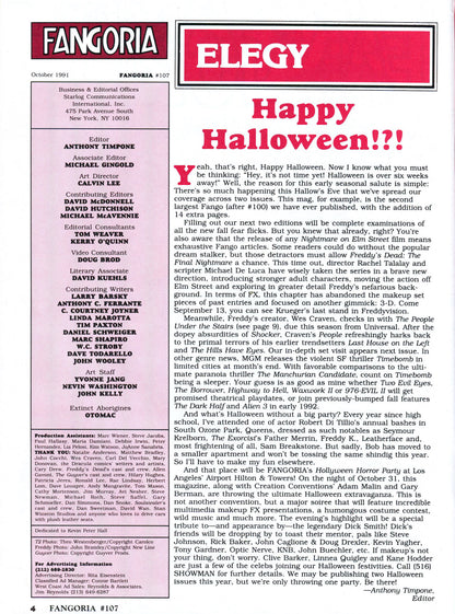 Fangoria Magazine Digital Collection | Classic Horror & Cult Film Issues | 1979 - 2016 Issues | Vintage Horror Memorabilia |