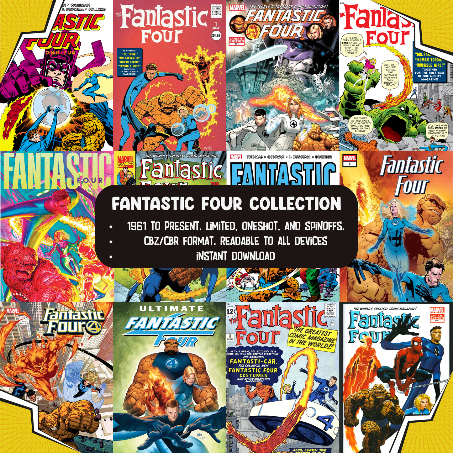 Fantastic Four Comics Collection (1961–Present) | Marvel’s First Family | Digital Comic Archive