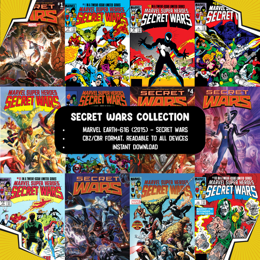Marvel Secret Wars 2015 Comic Event | Earth-616 vs Ultimate Universe | Digital Comic Collection