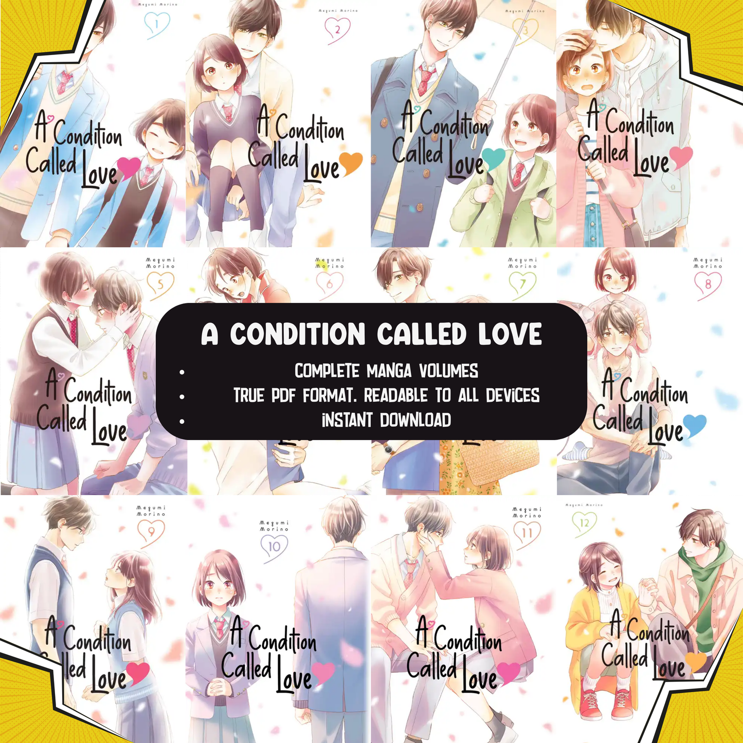 A Condition Called Love Manga Complete Collection | Romance Shoujo Series | Digital PDF Bundle