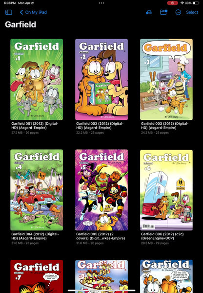 Garfield Comics Collection | Digital Download | Classic Humor | Jim Davis Comic Strips | Instant Access