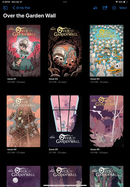 Over the Garden Wall Comics Collection | Complete Digital Set | Adventure | Fantasy | PDF Format | Instant Download | For All Devices