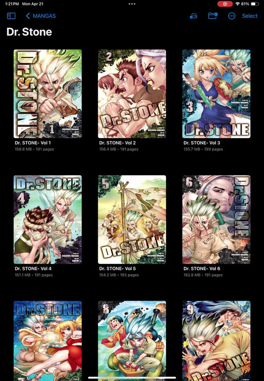 Dr. Stone Manga Collection | Complete Digital Set | PDF Download | Sci-Fi Adventure Series