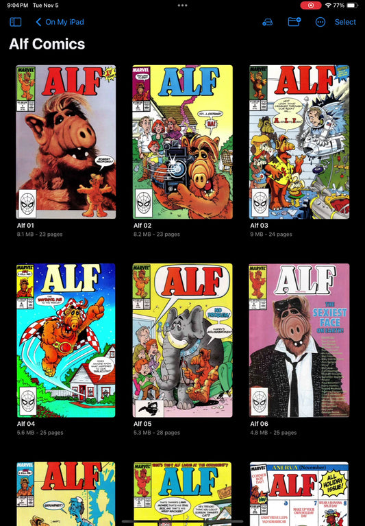 ALF Comic Collection | Complete Digital Set | Classic 1980s Alien Humor | Nostalgic TV Show Comics